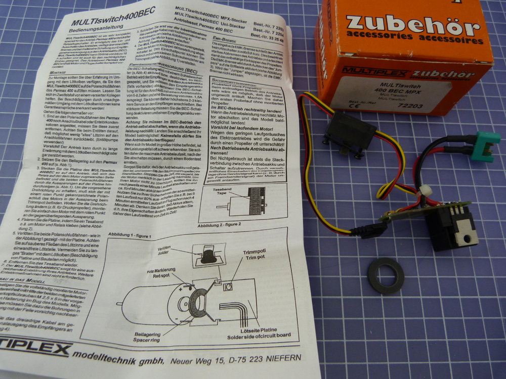 MULTIPLEX MULTISWITCH 400 BEC UNI   (BOX 79)