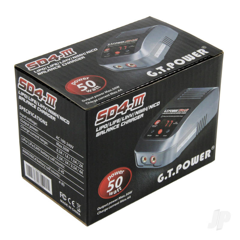 SD4 III 50W AC 4A Charger (UK)