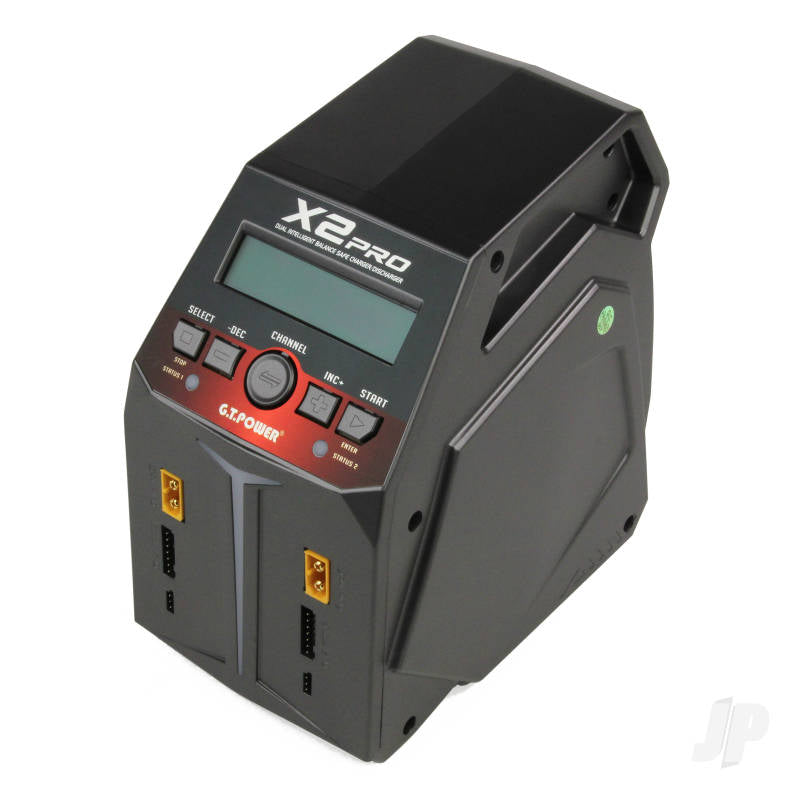 GT Power X2 Pro 2x100W (AC) / 2x200W (DC) 12A Intelligent Charger / Discharger (UK)