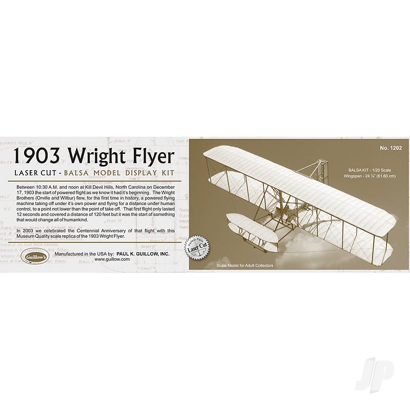 Guillows 1903 Wright Flyer Display kit