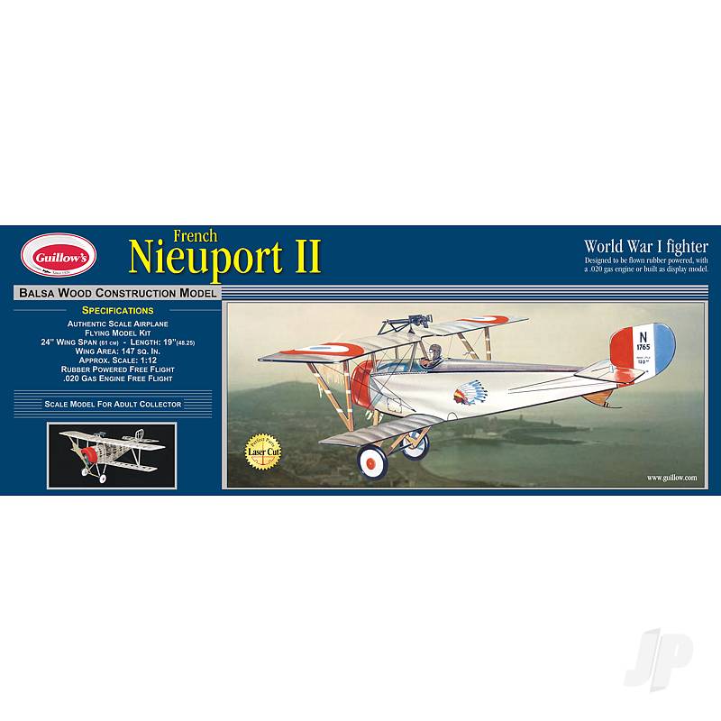 Guillow Nieuport II (Laser Cut) kit