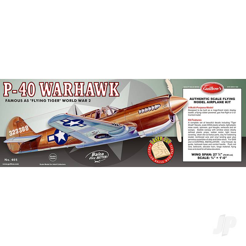 Guillows Warhawk Kit - Vintage Die-cut version