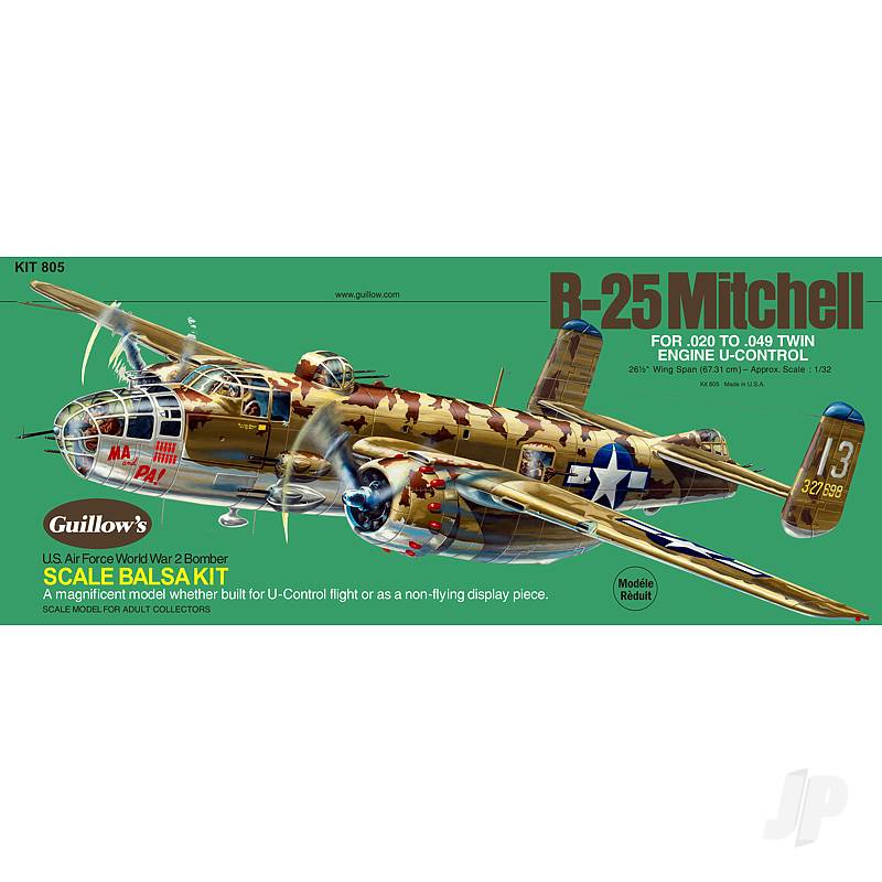 Guillows B25 Mitchell Kit 805