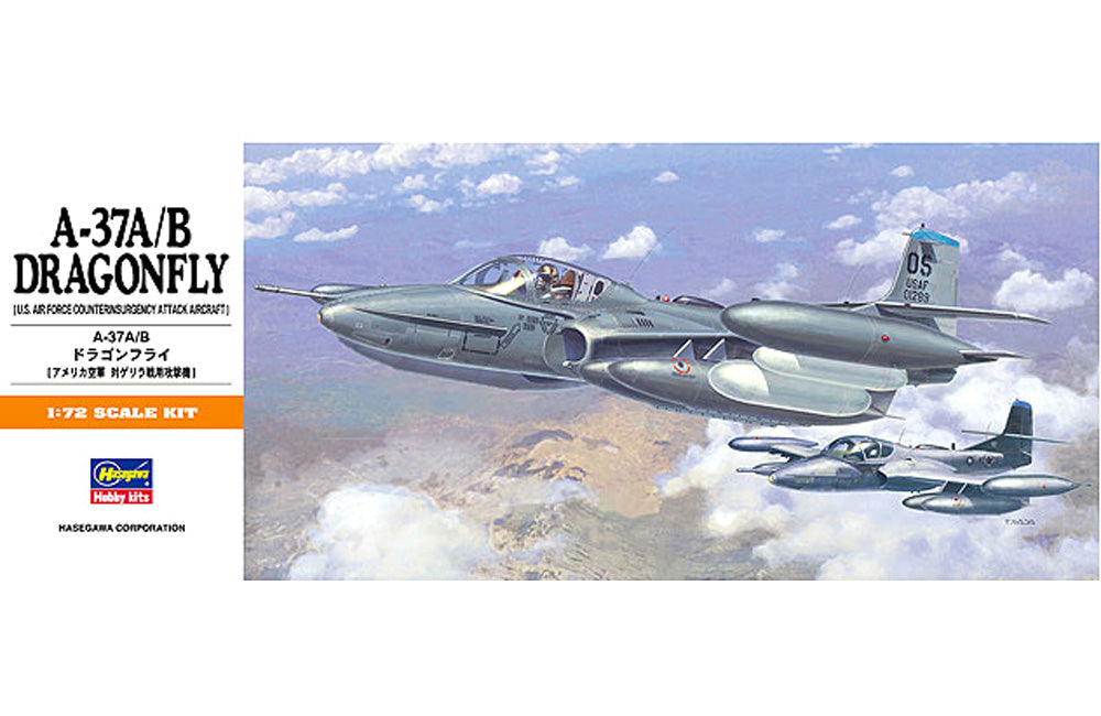 Hasegawa  1:72 scale A-37A/B Dragonfly Kit HAA12