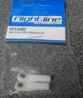 Flightline ball link 2mm medium 2 Pack
