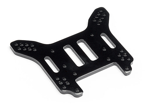 HPI SPARES Rear Shock Tower 4mm Black (Trophy Buggy) (HPI 7)