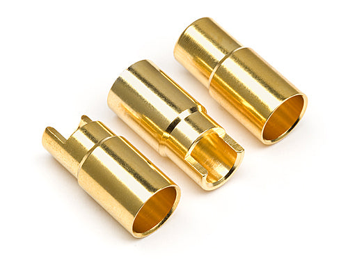HPI SPARES Female Gold Connectors (6.0mm dia) (3 Pcs) (HPI 7)