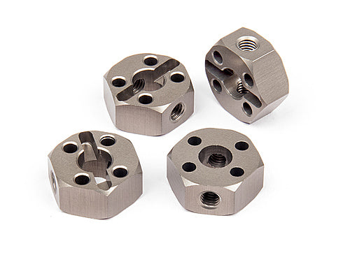 HPI SPARES ALUMINUM LOCKING HEX WHEEL HUB (12mm/4pcs) (HPI 7)