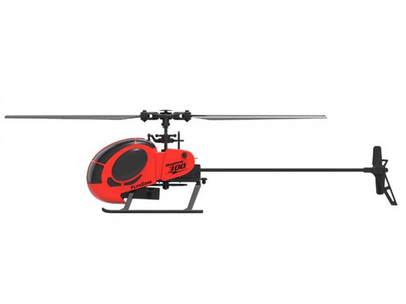 FliteZone Hughes 300 Ready to Fly - Red
