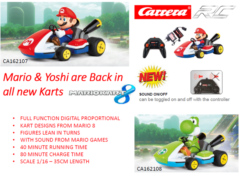 Carrera Mario Kart 8 Yoshi with Sound