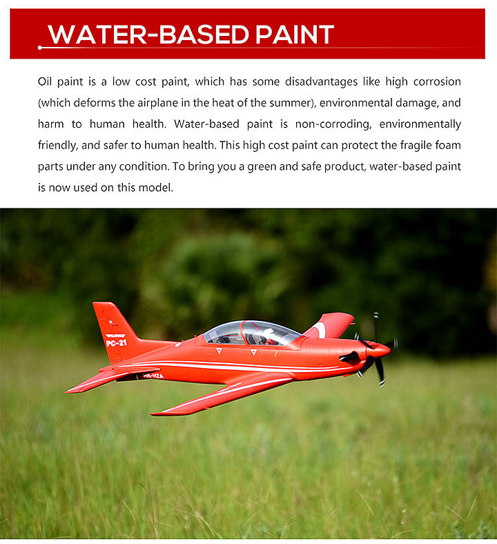 FMS 1100MM PILATUS PC-21 ARTF With Out TX/RX/BATTERY  - With REFLEX