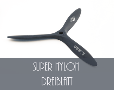 Super Nylon 3-blades Prop 36x18cm 14x7