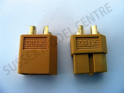 XT60 Connectors with heat shrink 5 Pairs