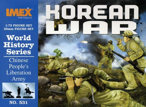 Plastic Kit Imex 1:72 Scale Korean War Chinese Troops PKIM531
