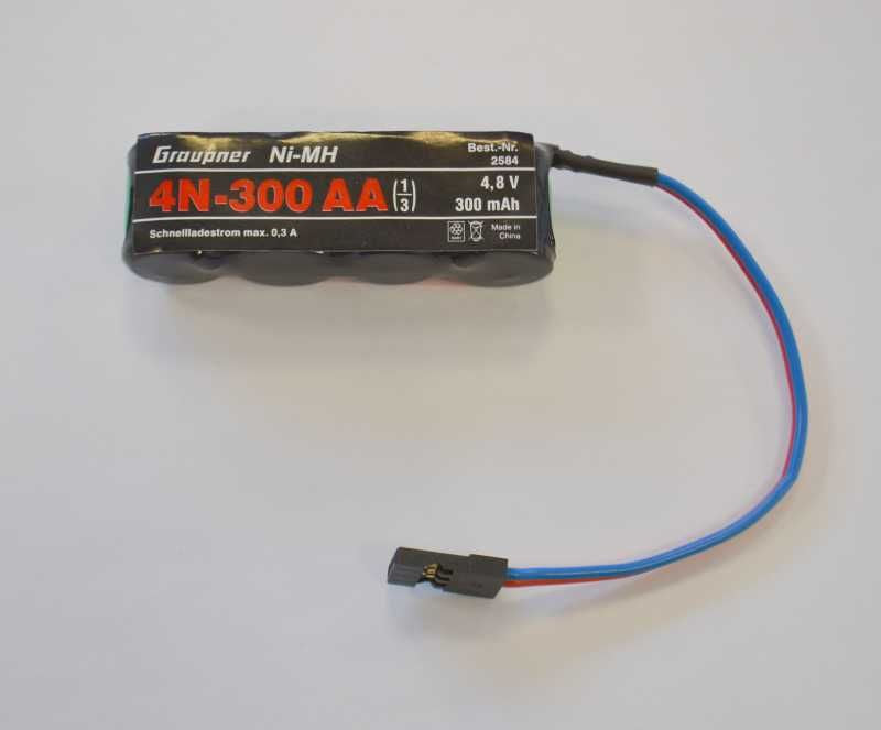 Graupner 4.8v 300mAh ReceiverPack