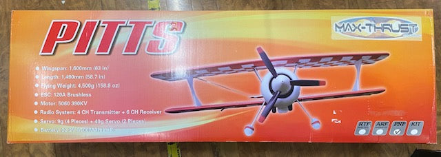 Max Thrust Pitts 1600mm With Motor But needs 150 amp ESC