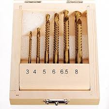 SIX PIECE SAW DRILL BIT SET