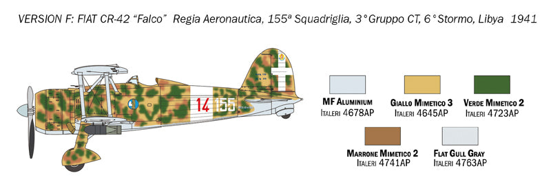 Italeri 1/72 Fiat CR.42 Falco IT1437