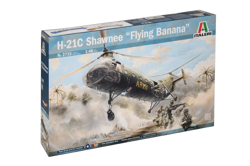 Italeri 1/48 scale H-21C Shawnee Flying Banana IT2733