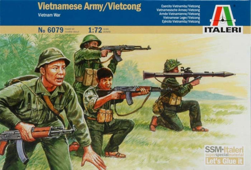 Italeri 1/72 VIETNAM WAR-VIETNAMESE ARMY 6079