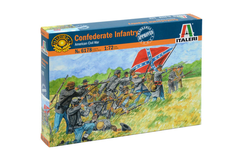 Italeri 1/72 CONFEDERATE INF(AMER CIVIL WAR) 6178