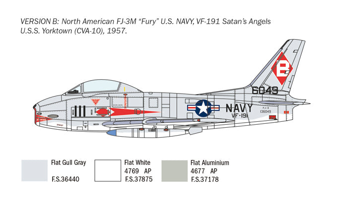 Italeri 1/48 North American FJ-2/3 Fury IT2811
