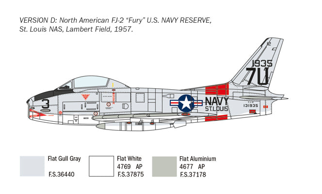 Italeri 1/48 North American FJ-2/3 Fury IT2811