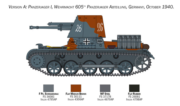 Italeri 1/35 Panzerjäger I IT6577