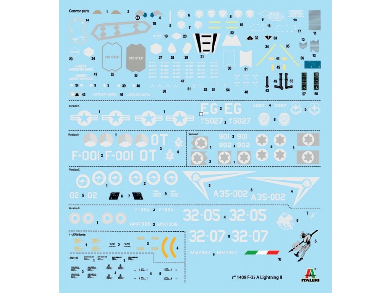 Italeri 1/72 scale F-35A Lightning II CTOL Version IT1409