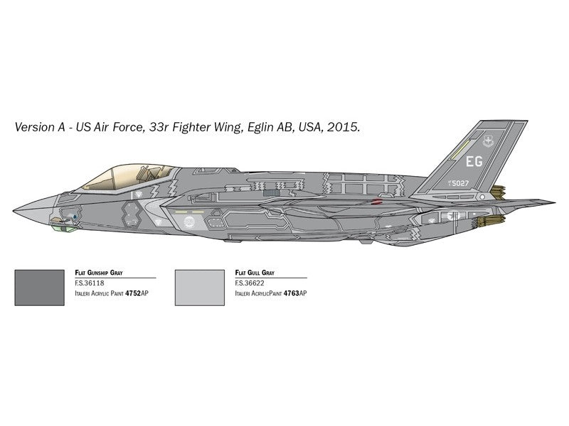 Italeri 1/72 scale F-35A Lightning II CTOL Version IT1409
