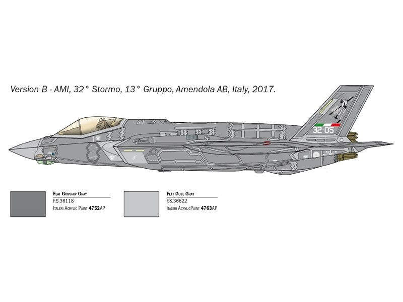 Italeri 1/72 scale F-35A Lightning II CTOL Version IT1409