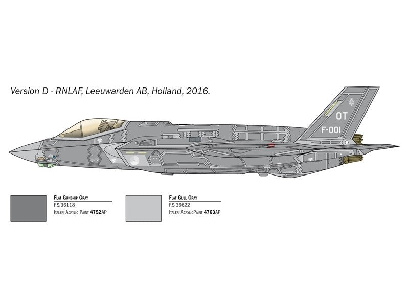 Italeri 1/72 scale F-35A Lightning II CTOL Version IT1409