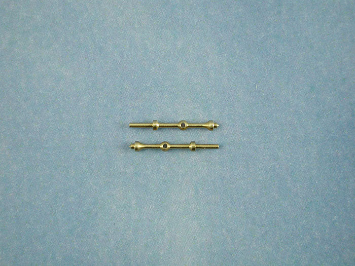 1 Hole Capping Stanchion Brass 10mm (pk10)