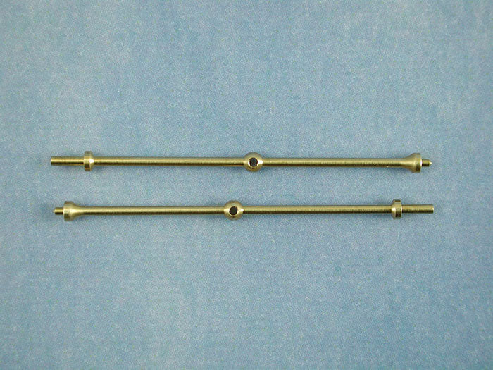 1 Hole Capping Stanchion Brass 40mm (pk10)