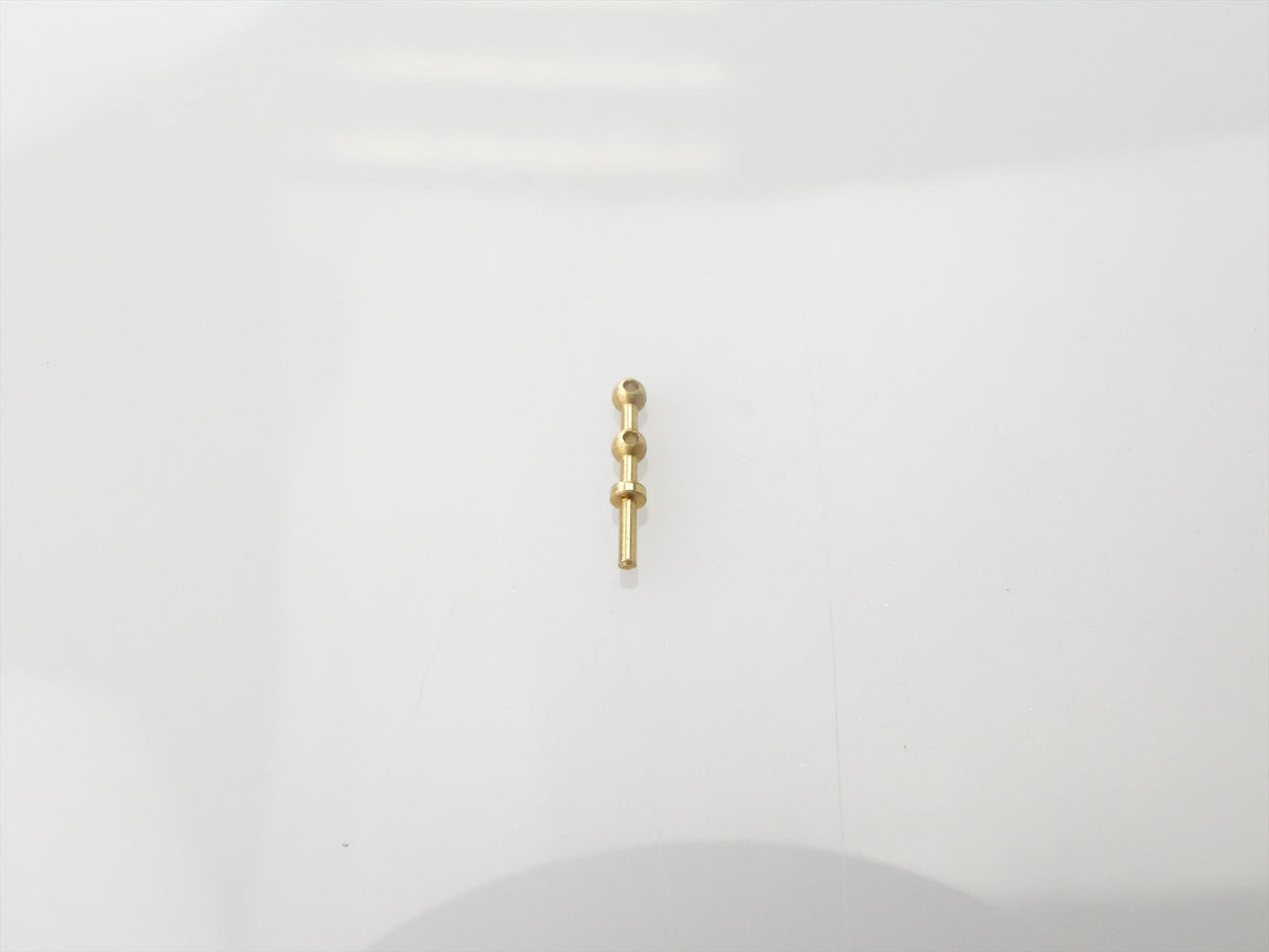 2 Hole Stanchion Brass 6mm