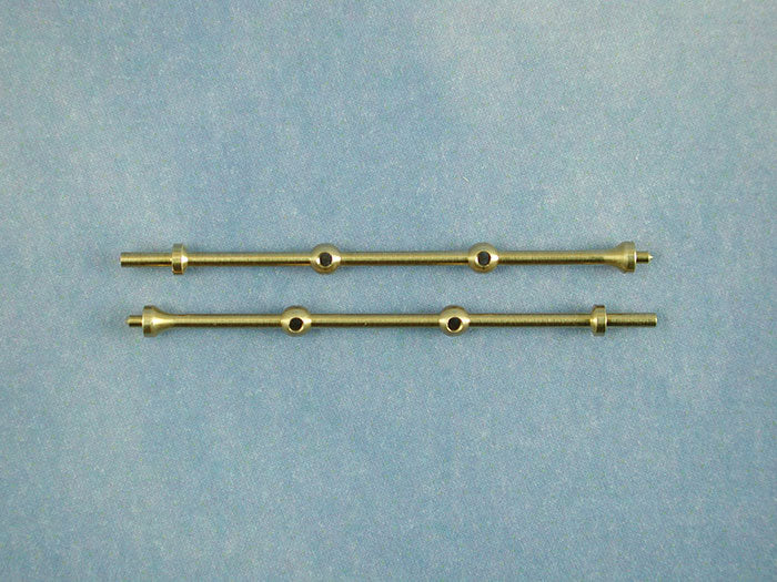 2 Hole Capping Stanchion Brass 35mm (pk10)