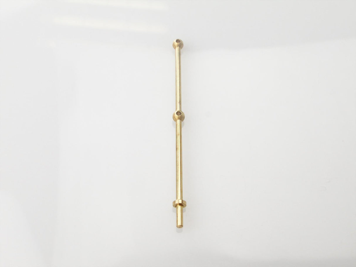 2 Hole Stanchion Brass 40mm - Pack of 10 (66240)