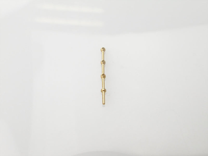 3 Hole Stanchion Brass 15mm - pack of 10