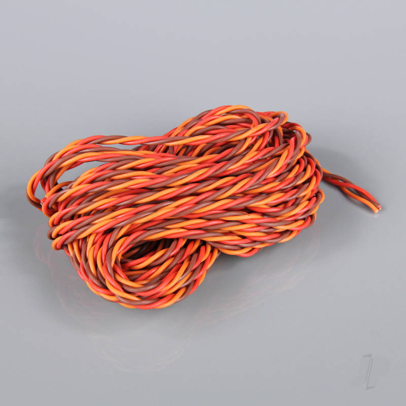 JR/Spektrum HD Twisted Servo Cable 10m
