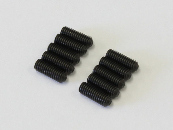 Kyosho METALLIC HEADLESS SET SCREWS 3X8MM (10)