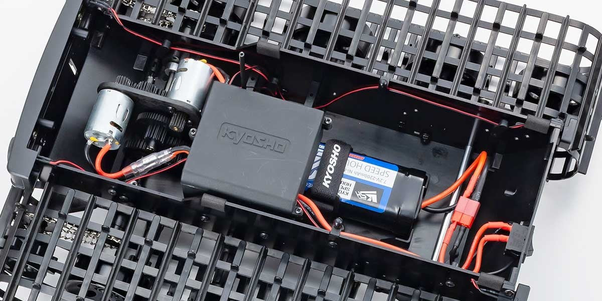 Kyosho Trail King 1:12 Readyset EP Belt Vehicle (KT431S) - T2 Blue