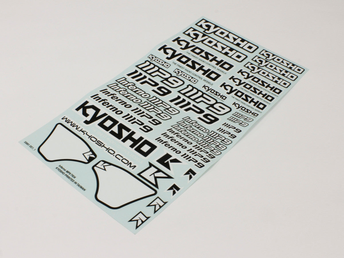 Kyosho DECAL SHEET - INFERNO MP9 TKI4