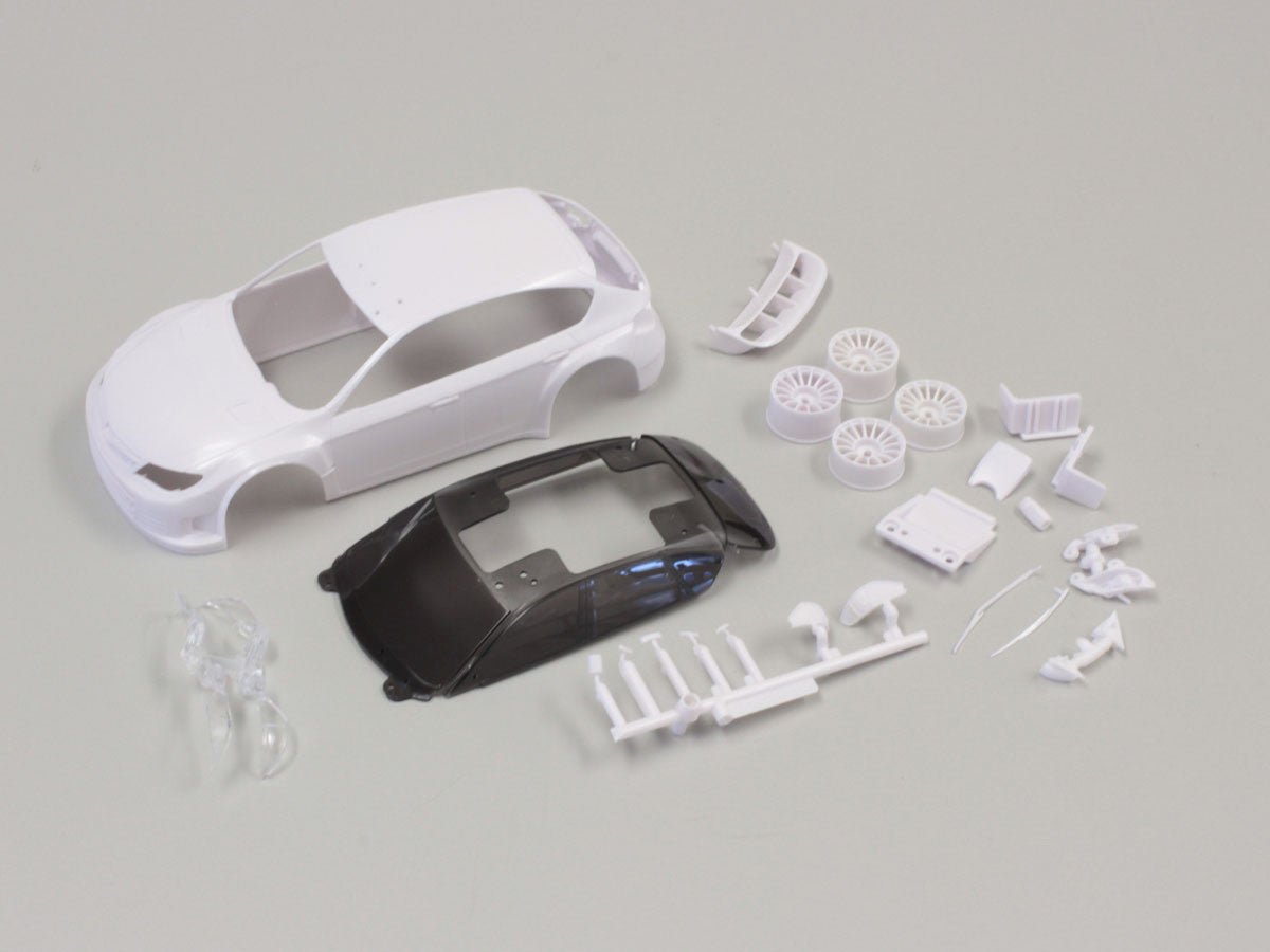 Kyosho BODY SHELL - SUBARU IMPREZA WRC2008 MINI-Z (WHITE BODY)