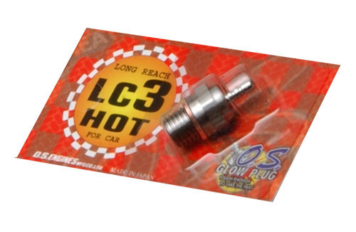 OS Glow Plug LC3 Hot Long Reach for R/C cars Hot OSMG2700