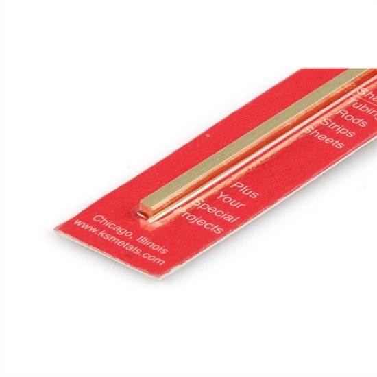 1/16 Sq. Brass Bar (2 pcs)