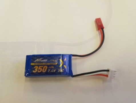 LiPo 2S 350mAh 7.4V 20C JST (for Pioneer)