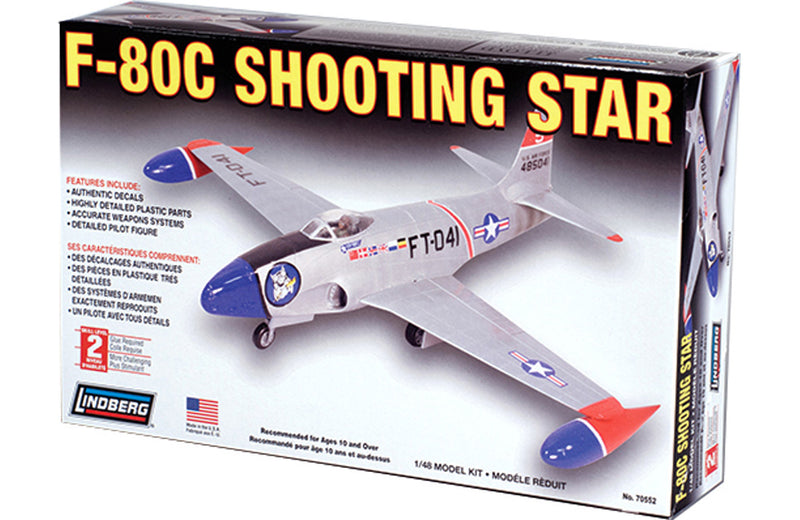 Plastic Kit Lindberg 1:48 Scale F-80 C Shooting Star LN70552