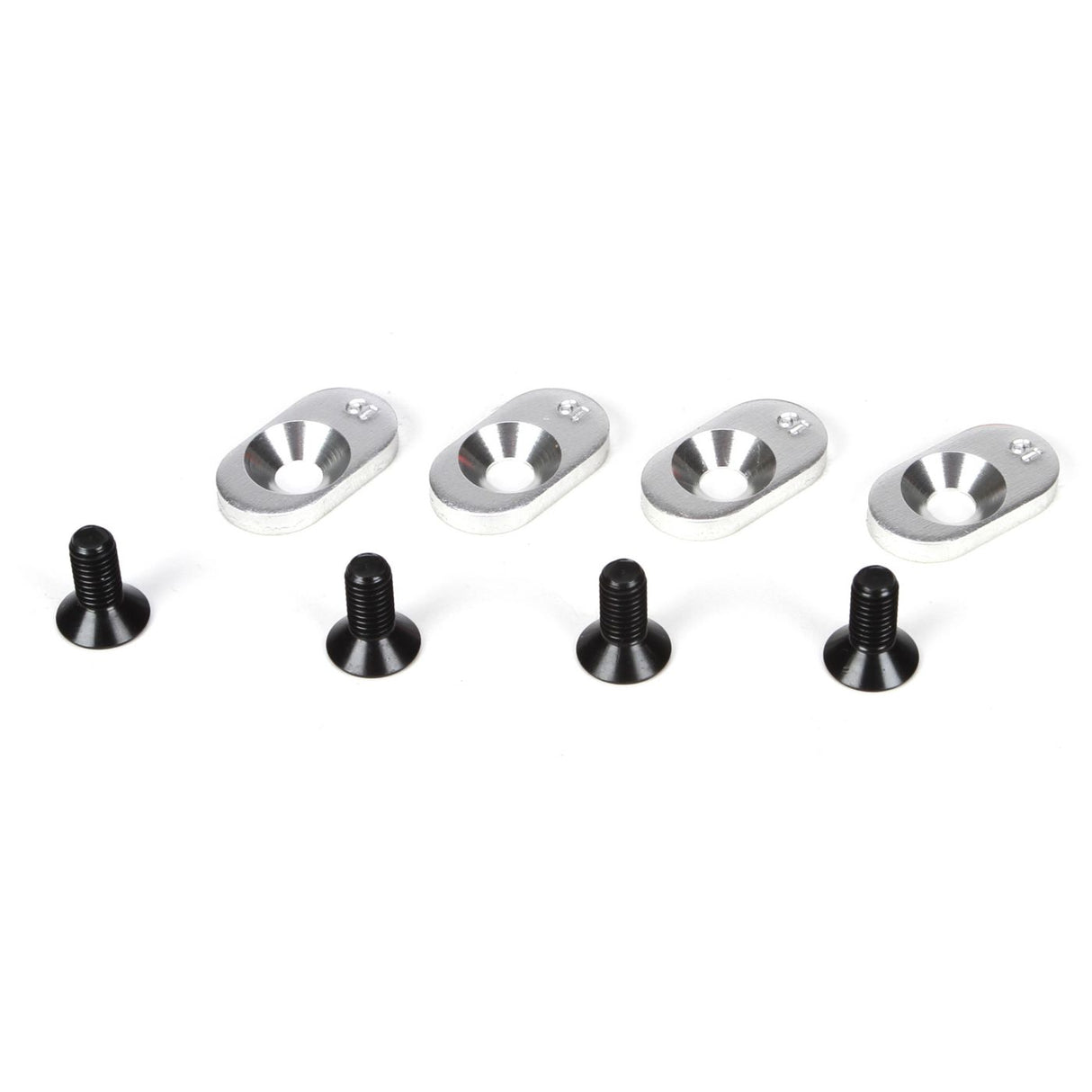 5ive-T/Mini WRC Engine Mount Inserts & Screws 19T (4)