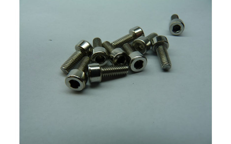 M3 x 6mm pk 10 Allen/Socket Cap Screw Stainless Steel A2 (304) (Din912)