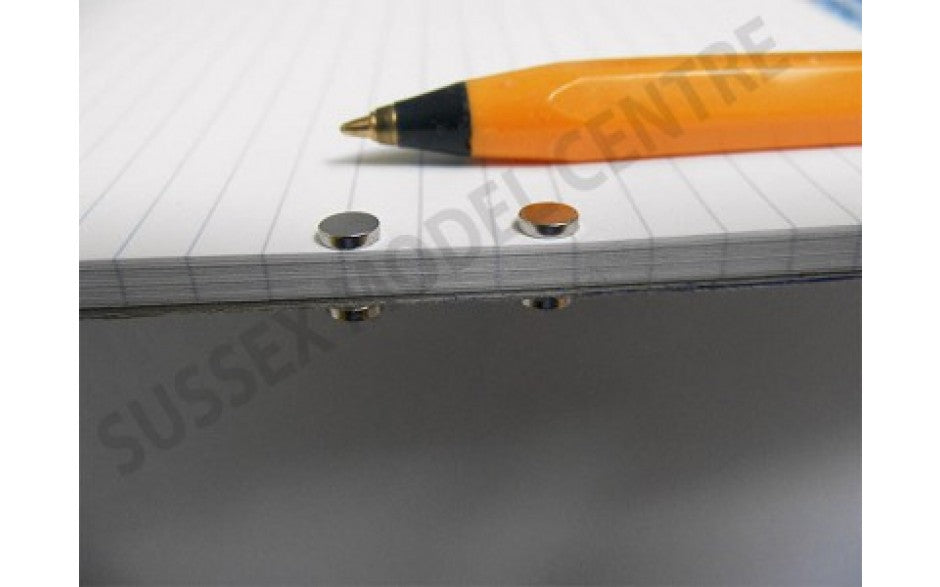 4 x Neodymium Hatch Magnets 5mm Dia. x 1.5mm